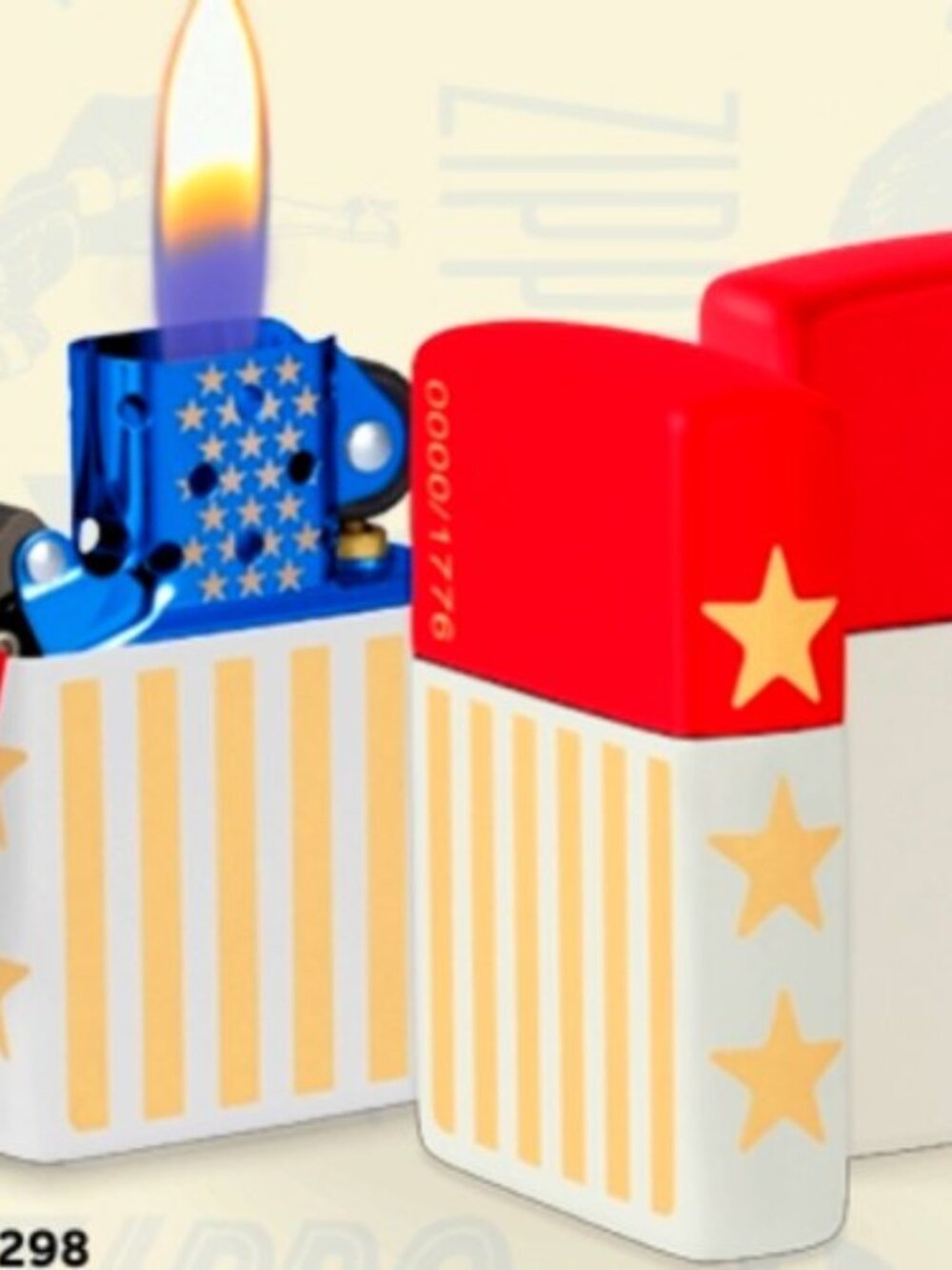 Limited Edition USA 250th Anniversary Zippo Lighter Only 1776 Made